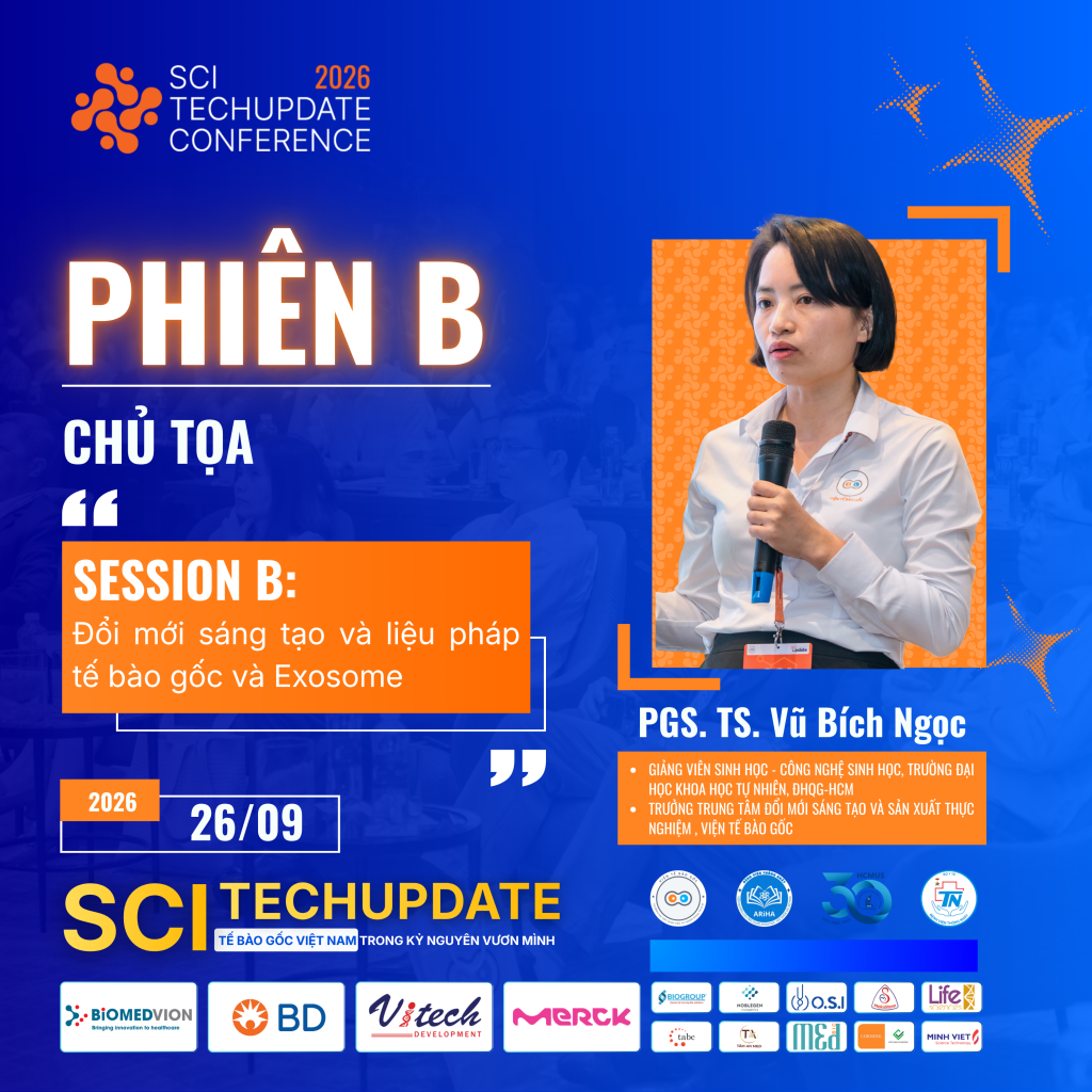PGS. TS. Vũ Bích Ngọc - viện tế bào gốc, khoa sinh học công nghệ sinh học